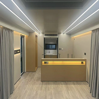 Z5 40ft Prefab House Cabin Capsule Mobile Hotel Prefabricated Home with kitchen and bathroom Capsule House - Image 5
