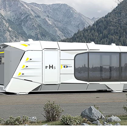 H5 Luxury 40ft Prefab Mobile Villa 40ft Space Capsule Sleep Pod Luxury Apartment-sized Prefabricated Cabin House