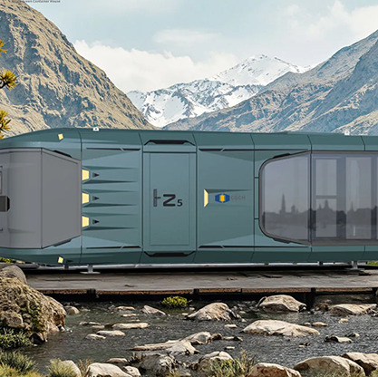 Z5 40ft Prefab House Cabin Capsule Mobile Hotel Prefabricated Home with kitchen and bathroom Capsule House
