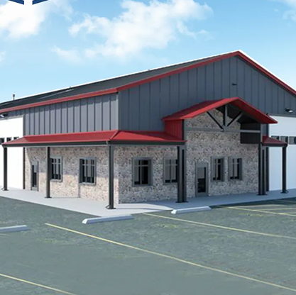 Light Weight Prefabricated Steel Structure Office Hotel