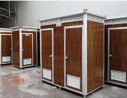 Prefabricated Seated HDPE Portable Toilet Bathroom