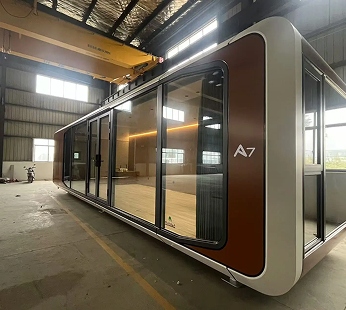 Prefab House Modern Capsule Cabin Hotel Container Home Sleep Pod Outdoor Mobile Tiny House Luxury Capsule House - Image 4