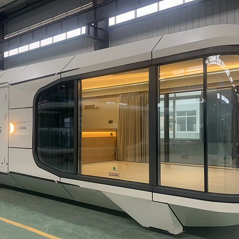 H5 Luxury 40ft Prefab Mobile Villa 40ft Space Capsule Sleep Pod Luxury Apartment-sized Prefabricated Cabin House - Image 2