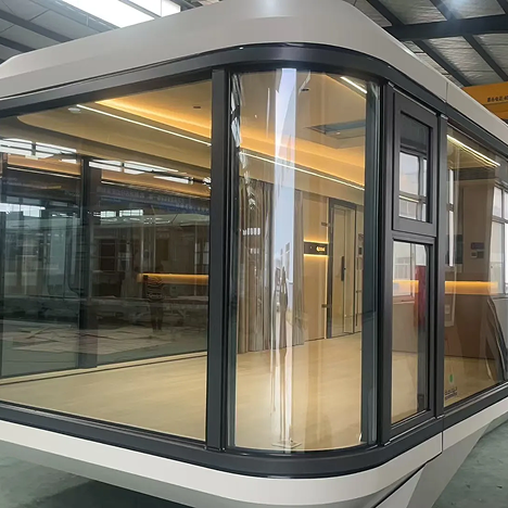 H5 Luxury 40ft Prefab Mobile Villa 40ft Space Capsule Sleep Pod Luxury Apartment-sized Prefabricated Cabin House - Image 5