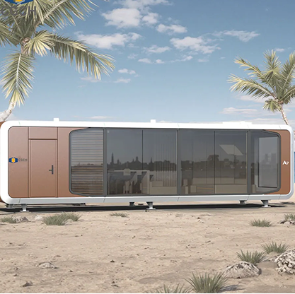 Luxury Mobile Hotel Cabin 40ft Modern Prefab House Modular Dormitory Capsule House for Camping and Apartment Use