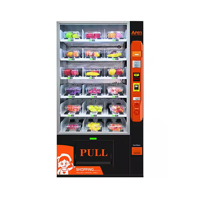 AFEN 24 Hours Self Service Bread Dessert Vending Machines Cupcake Vending Machine with Refrigerated Function and Elevator
