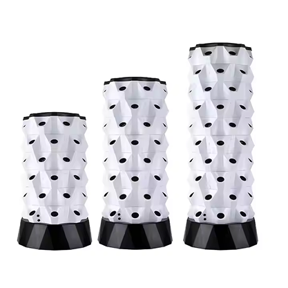 Factory Direct Soilless Cultivation Pineapple Tower Family Small Vegetable Planting Equipment 6 Layers 8 Layers Hydroponic Tower